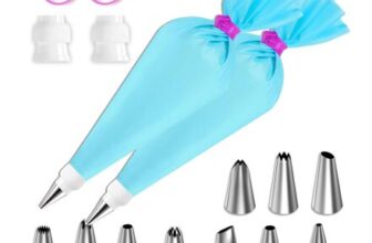 16-Piece Piping Bags & Nozzles Set, Reusable Icing Kit