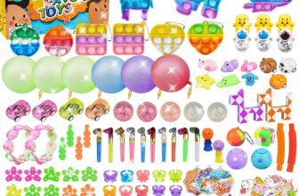 185pcs Pop Fidget Toys Party Favours,Party Bag Fillers for Kids Prize Box Toys Assortment Toys Classroom Prizes Rewards,Goodie Loot Bag Fillers,Toy Bulk Party Bag Fillers for Kids