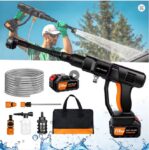 1V Handheld High Pressure Washer Spray Cleaner, 6 in 1 Nozzle, Zhitaozhang Tool Store