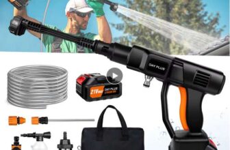 1V Handheld High Pressure Washer Spray Cleaner, 6 in 1 Nozzle, Zhitaozhang Tool Store