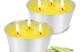 2 Outdoor Citronella Candles