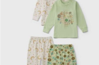 2 Pack Kids Sage Eid Pyjama Sets (1-7yrs) – 99p C&C