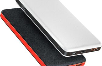 2-Pack Power Bank Portable Charger 10600mAh, PowerBank 2.4A Fast Charging USB C Input and Output, for Smartphones and More