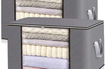 2 Pack Storage Bags, 90 L Clothes Storage Bins, Organizers – Sold and Ship by Haul Global (Free Delivery with £15 Spend )