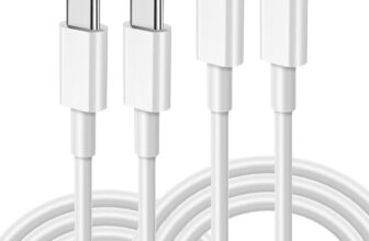 2 Pack USB C to USB C Cable 1m,60W Type C Charger Cable Fast Charging for Apple iPhone 17 16 15 Pro Max Plus Air, Samsung Galaxy S25 S24 Ultra, Google Pixel, for iPad Air