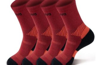 2 Pairs Cushioned Anti Blister Wool Hiking Socks