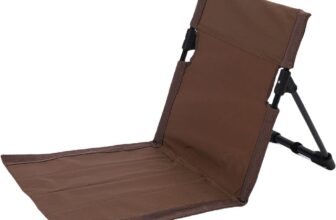 2 Pcs Foldable Pool Chairs, Portable Outdoor Chair for Poolside, Beach Chairs for Beach Poolside Camping Picnic Lawn Accessories (Brown)