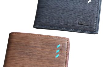 2 Pieces of Mens Wallet, Id Storage Bag, Commemorative Coin Collection, Holiday Commemorative Gift, (Blue, Brown).