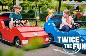 2 Theme Parks for the Price of 1. LegoLand Windsor & free entry to a 2nd: Chessington World of Adventures, Thorpe Park, Alton Towers Resort