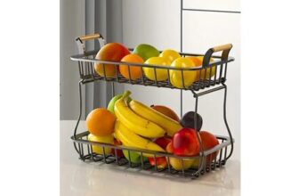2 Tier Wire Detachable Fruit Vegetable Basket