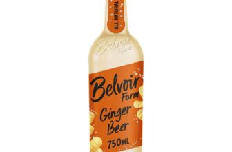 2 x Belvoir Drinks 750ml – e.g Ginger Beer / Elderflower Pressé / Raspberry Lemonade ( Possible £1 cashback via GreenJinn)