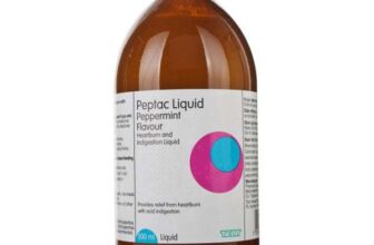 2 x Peptac Peppermint Liquid 500ml (Free Delivery w/Code)