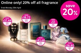 20% Off All Fragrance – Includes Discounted Lines & Premium Brands E.G Boss, Versace, Prada – Extra 10% off With Student Discount (Free C&C)