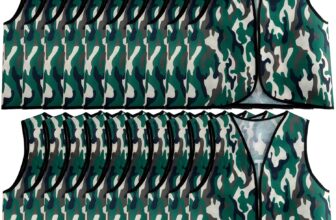 20 Pcs Kids Career Role Play Vest Costume Bulk Firefighters Military Police Vests for Kids Halloween Dress Up