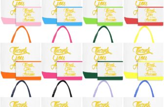 24 Pcs Canvas Tote Bags, Large Cotton Tote with Handle, Washable Reusable Shopping Bags, Multi-Purpose Kitchen Grocery Bag, Blank Cloth Tote for DIY, Beach, Holiday, Crafts