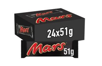 24 X 51g Bars Mars Milk Chocolate Bars 24 X 51g