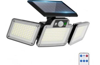 280 LED Solar Flood Lights Outdoor,