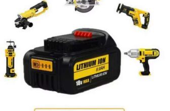 2Pack 8.0Ah 18V Li-ion COMPATABLE Battery for Dewalt XR(Youwen Power Tool Store)