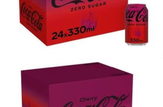 2x Coca-Cola Zero Sugar Cherry 24 x 330ml – (S&S Voucher £12.25 / £10.43)