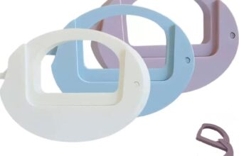 3 PCS Reusable Airtight Food Bag Clips, Magnetic Sealing Clip for Kitchen & Refrigerator, Universal Chip Clips for Snacks, Bread, Coffee, Suitable for Various Food Packaging (3 Colors)