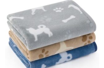 3 Pack Fleece Puppy Blankets (51×76 Cm)
