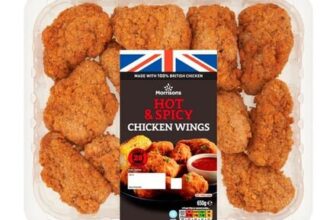 3 Packs of Morrisons Hot & Spicy Chicken Wings 650g