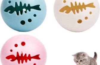 3 Piece Cat Toys for Indoor Cats Kitten, Catnip Balls Cat Toys Interactive for Indoor Cats, Cat Balls