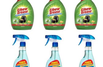 3 for 2 Selected Elbow Grease Items 3 x Air fryer Cleaning Spray 500ml / 3 x Multi-surface Glass Cleaner 500ml – £1.98 – Free C&C