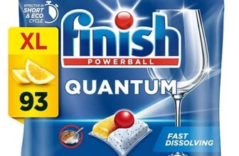 3 x 93 (278 tablets) – Finish Quantum Lemon Dishwasher tablets (9.4p per tab) £5 off £30 B&Q Club signup code (free cc)