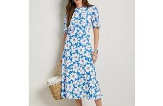 365 by Freemans Blue Floral Dress
