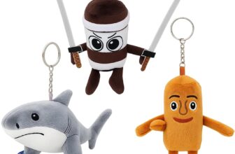 3Pcs Italian Brainrot Plush, Unique Doll Charms, Cute Shark Killer Plush & Stick Figure Soft for Creative Play and Home Decor, Collectible Plushies for Anime Fans14 years and above