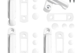 4-Pack Sash Jammers, Door Jammer, Window Locks for UPVC Windows