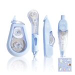 4-Piece Drop-Resistant Correction Tape Set with Cartoon Sticker Blue