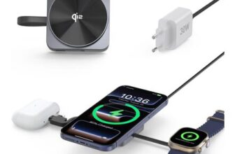 4-in-1 15W Qi2 Certified Magnetic Charging Station Apple Watch and iPhone
