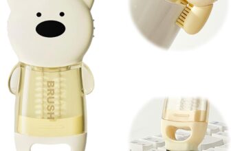 4-in-1 Cute Rabbit Bottle Cleaning Brush, Multifunctional Cup Lid Gap Cleaner with Soft Bristles for Water Bottles, Mugs, Kitchen Crevices, Home Kitchen Gadgets & Cleaning Tools (white)