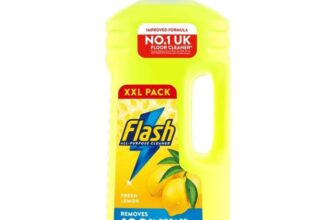 4 x Flash Multipurpose Floor Liquid Cleaner Crisp Lemon 2L (£7.64 / £6.47 with S&S)