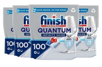 400 x Finish Quantum Infinity Shine Dishwasher Tablets – 6.9p per tab – sold by Staples