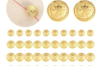 40pcs Brass Gold Decorative Buttons for Blazer 15-25mm