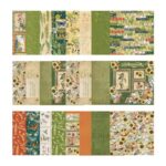 48 Floral Scrapbook Sheets, 6×6 Inch Vintage Patterned Paper