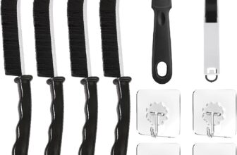 4PCS Crevice Cleaning Brush UK, 10Pcs Cleaning Tool Set, Bathroom Groove Gap Magic Brush Cleaner for Kitchen, Grout, Shower, Tile, Narrow Small Spaces, Sink, Windows Cleaning Supplies