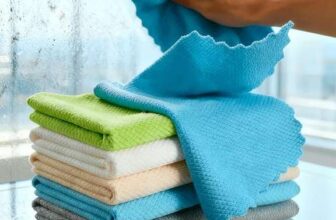 5 Pack Microfiber Cleaning Cloth, 9.84×9.84 Inch Lint Free Reusable 5 Colours – Ships by and sold by Haul Global