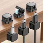 6 Pack Magnetic Adhesive Cable Clips – Spring Cord Organizer for Desk, Wall 40% Discount At Checkout Sold BY Amazon Haul Global