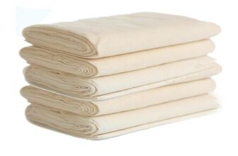 6-Pack Unbleached Cheese Cloths 50x50cm for Straining