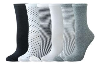 6 Pairs Amazon Essentials Womens Crew Socks, Cotton Size 3-7 £3.57 / £3.99 S&S