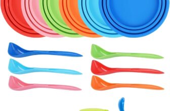 6 Pieces Silicone Tin Can Lids, 8.5cm Pet Food Cover Lids with 6 Spoon Tops, Pet Food Storage Silicone Lid Food Covers, Pet Can Tin Cover for Bowls, Mugs, Heat-Resistant Glassware(Multiple Colours)