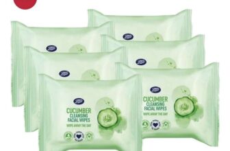 6 x Boots Biodegradable Cucumber Cleansing Facial Wipes Skin Care Bundle – w/Code Advantage Card ( £3.15 w/SD) £1.50 C&C