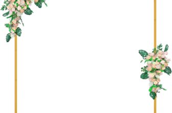 6.6FTx6.6FT Gold Adjustable Wedding Arch Backdrop Stand Square Tube Metal Rectangular Party Arch for Ceremony Birthday Bridal Baby Shower Anniversary Arbor Balloon Photography Exhibition Decor