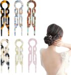 6PCS French Hair Pins for Women, U-Shaped Grip Hairpins for Buns & Curls, Durable Hair Styling Accessories & Hair Decorations, French Hairpin, Create Elegant Style, Used for Variety of Hairstyles