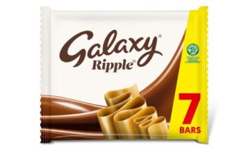 7 X 30g Galaxy Ripple Chocolate Bars Multipack (£2.47/£2.34 S&S)
