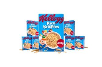 7 X 430g Kelloggs Rice Krispies Cereal